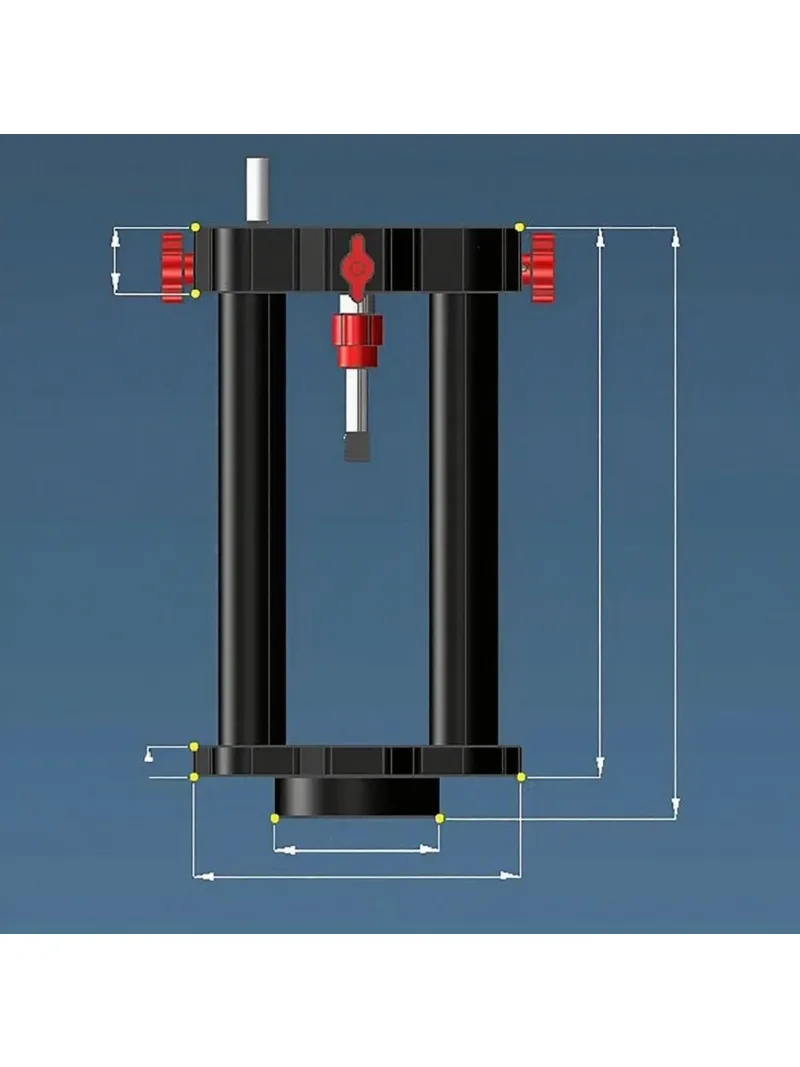 Height Adjusting Adapter for Equatorial Mounts Quick Release Universal Fit for HEQ5 EQ3D TC40 Tripods