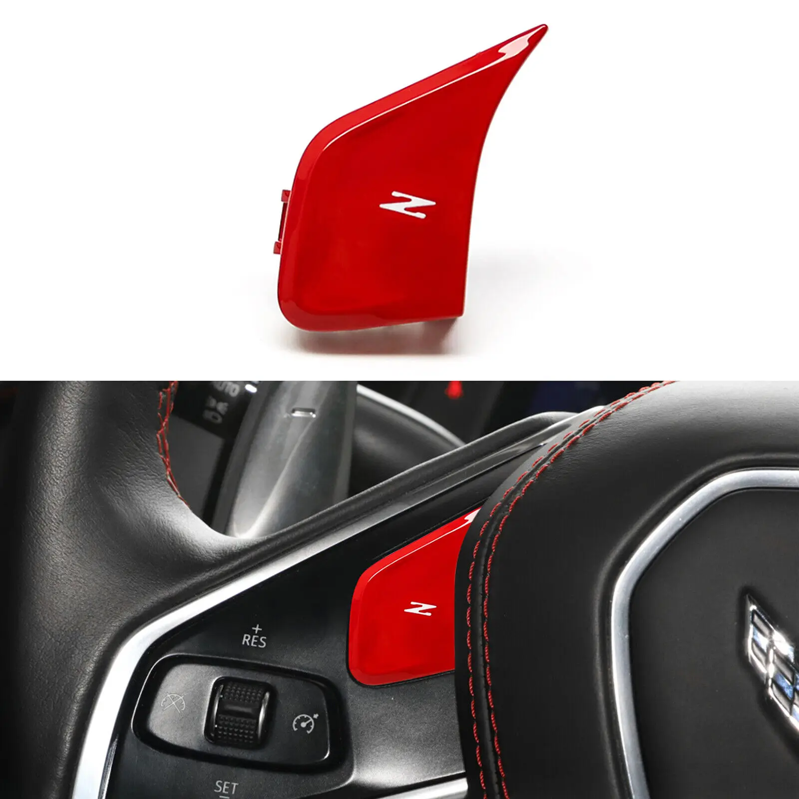 

Car Steering Wheel Control Button Switch For 2020-2022 Corvette C8 Stingray Red