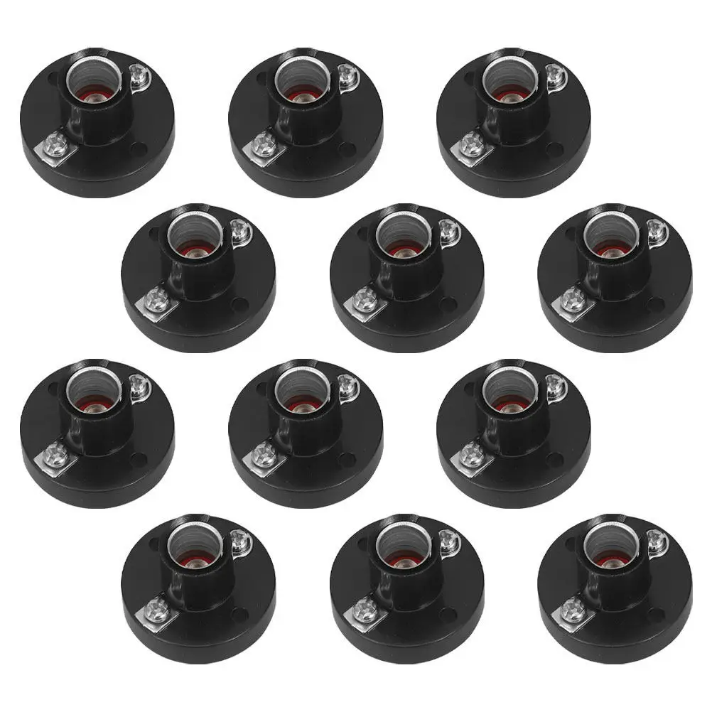 

20Pcs Mini Screw Base Bulb Holder Plastic DIY Lighting Accessories for Physical Circuit Experiments Electrical Projects Small
