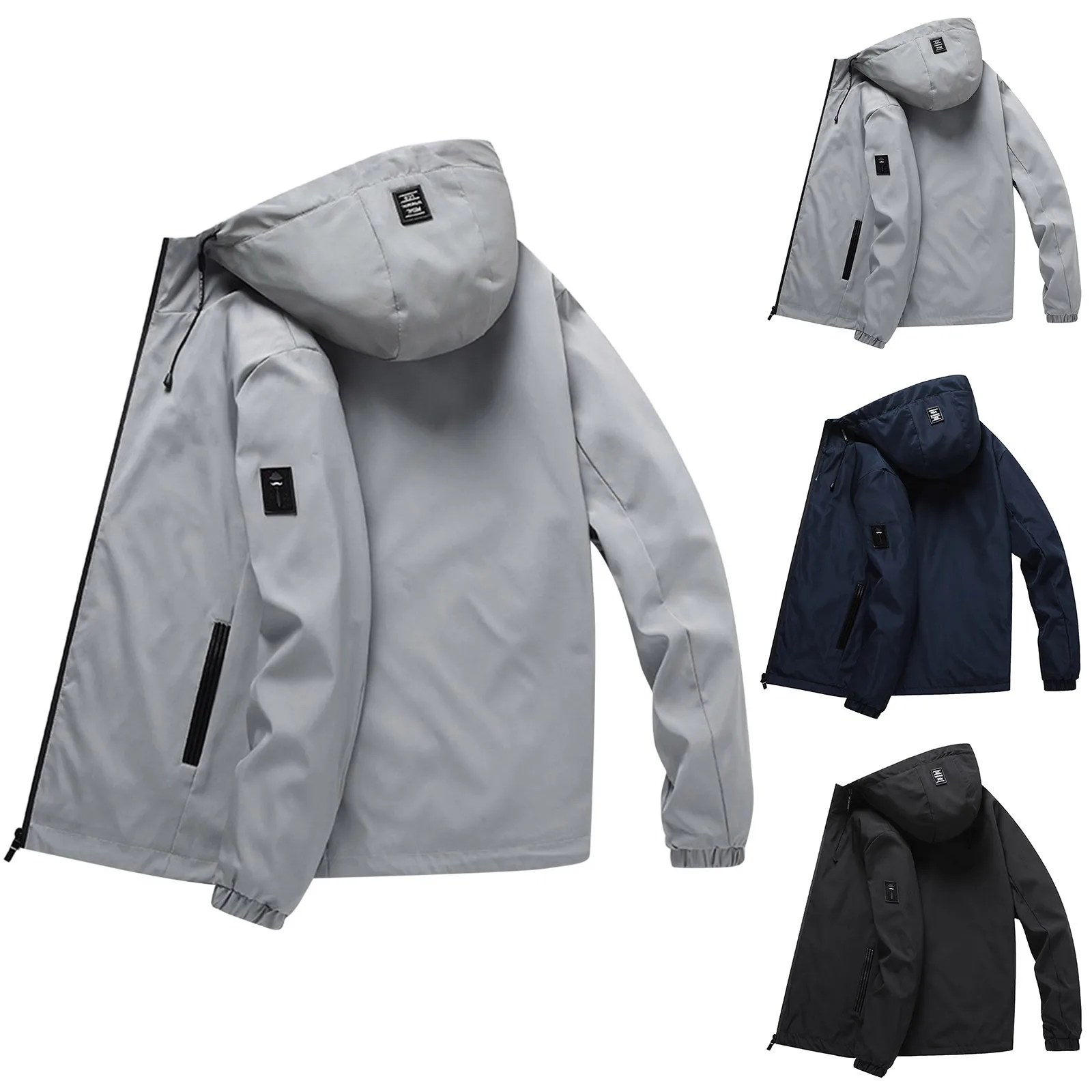 Mens Autumn And Winter Fashion Windproof Down Jacket Liner Thickened Inside And Outside To Wear Cold White Duck Down Coat