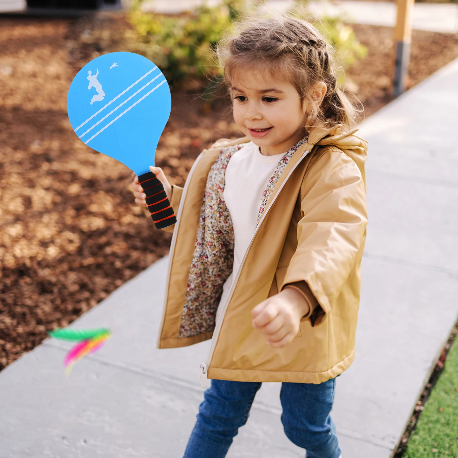 

1Set Kids Badminton Racket Set Portable Lightweight Indoor Shuttlecock Game Children Beginners Sports Kids Badminton Rackets