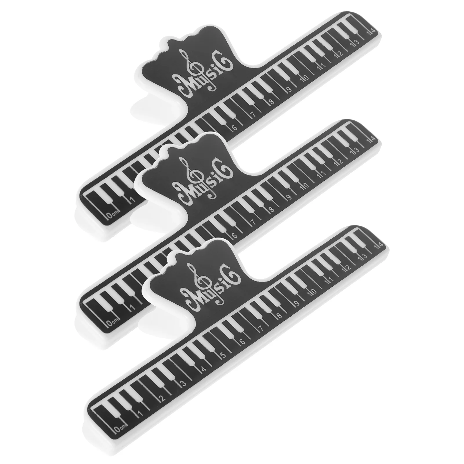 3 pcs Piano Music Score Clips Large Music Sheet Clip Portable Music Page Clips Music Book Clip piano music sheet clip