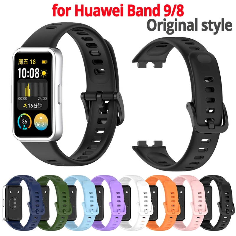 

50PCS Silicone Bracelet for Huawei Band 9 Strap WatchBand for Huawei Band 8/9 Wrist band Correa Pulseira Official Style Straps