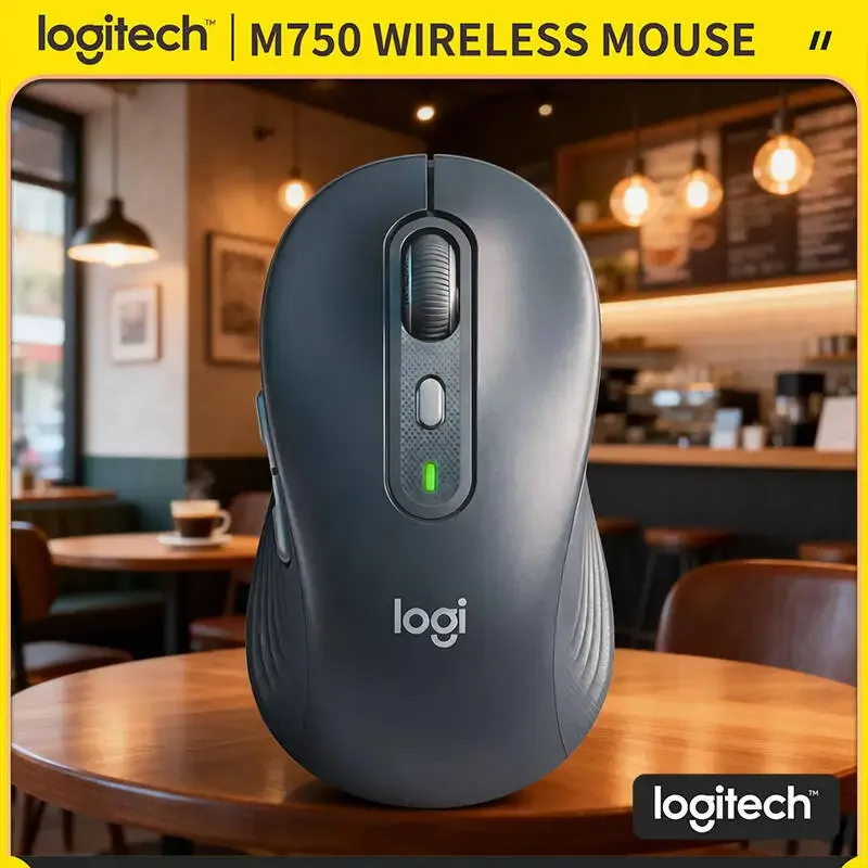 

Эргономичная офисная мышь Logitech M750 — снижение шума на 90%, разборная конструкция, мягкая подставка для большого пальца, срок службы батареи 24 месяца