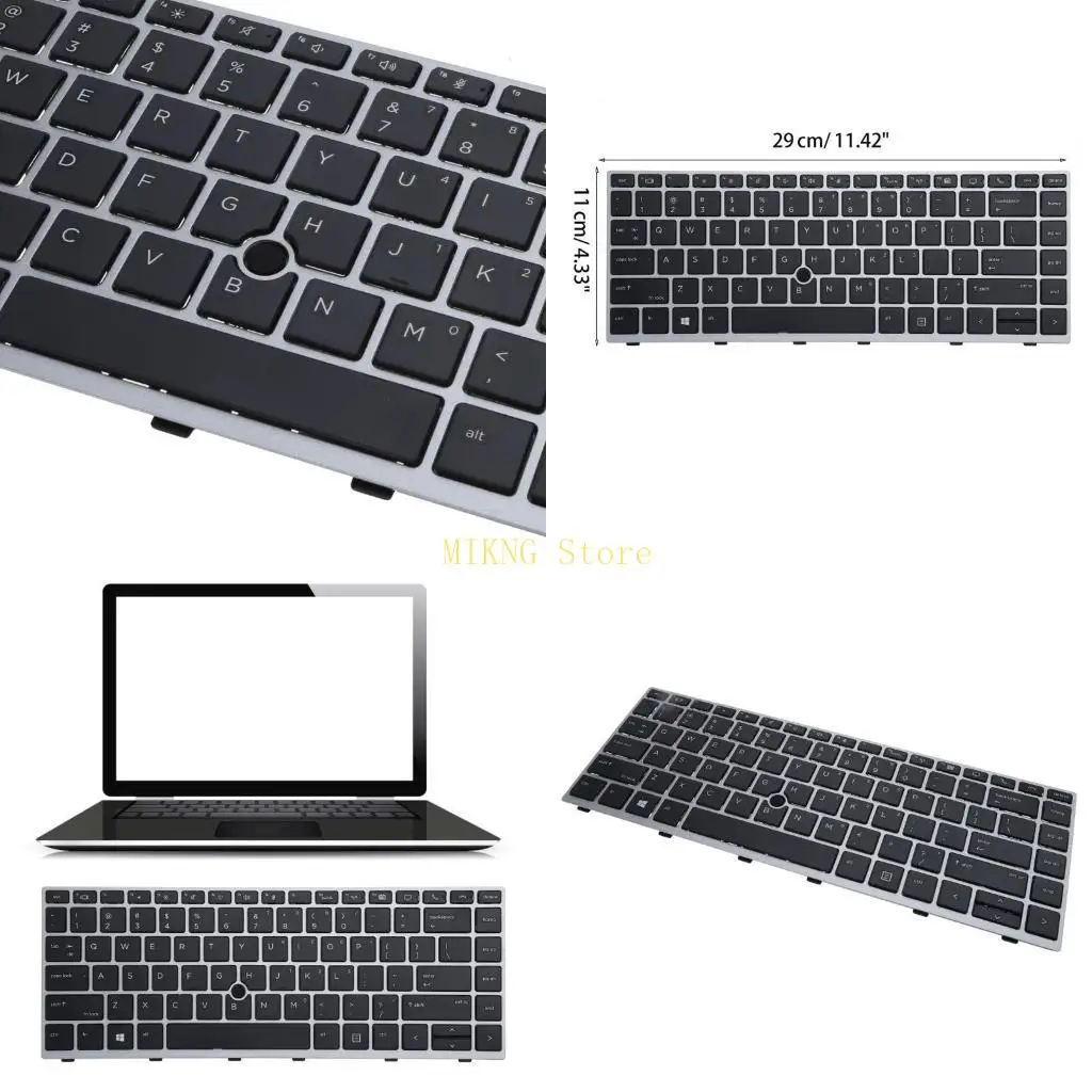 Laptop Keyboard US English For HP EliteBook 840 846 745 Laptop Keypad Well Tested Before Shipping best sale