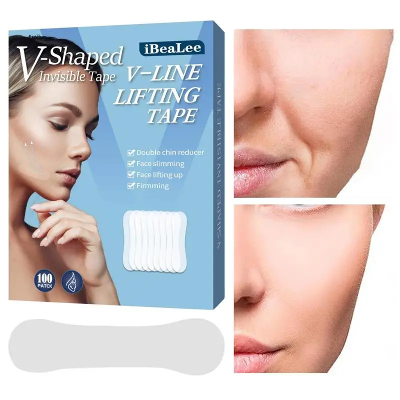 Facial Invisible Lifting Sticker Face Lifting Tape Firming Tightening Chin Dilutes Fine Lines Shaping Ultra-thin V Face Sticker