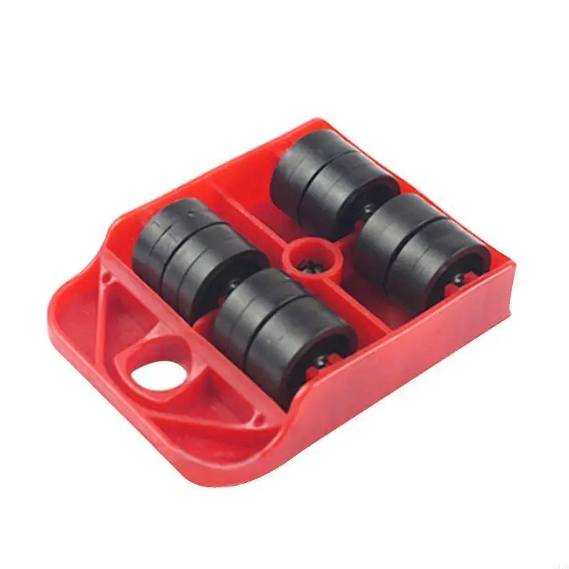 G8TB 4pcsMoves Furniture Tool Transport Shifter Moving Wheel Slider Remover Roller He