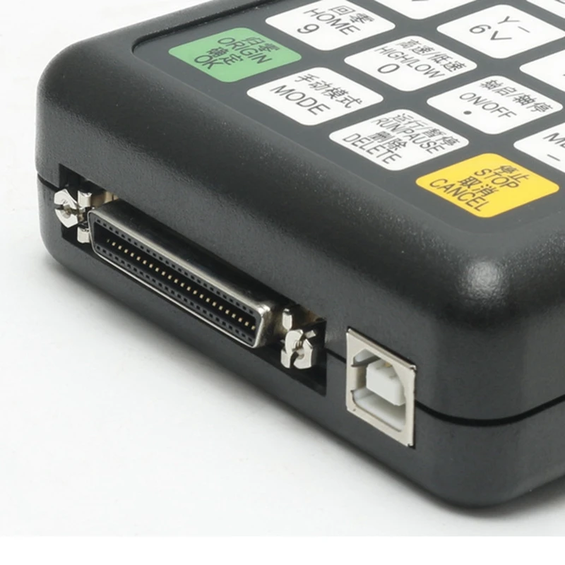 CNC Controller ระยะไกลสําหรับ Richauto DSP A11 CNC Controller A11S A11E A11C สําหรับ CNC แกะสลักตัดภาษาอังกฤษ