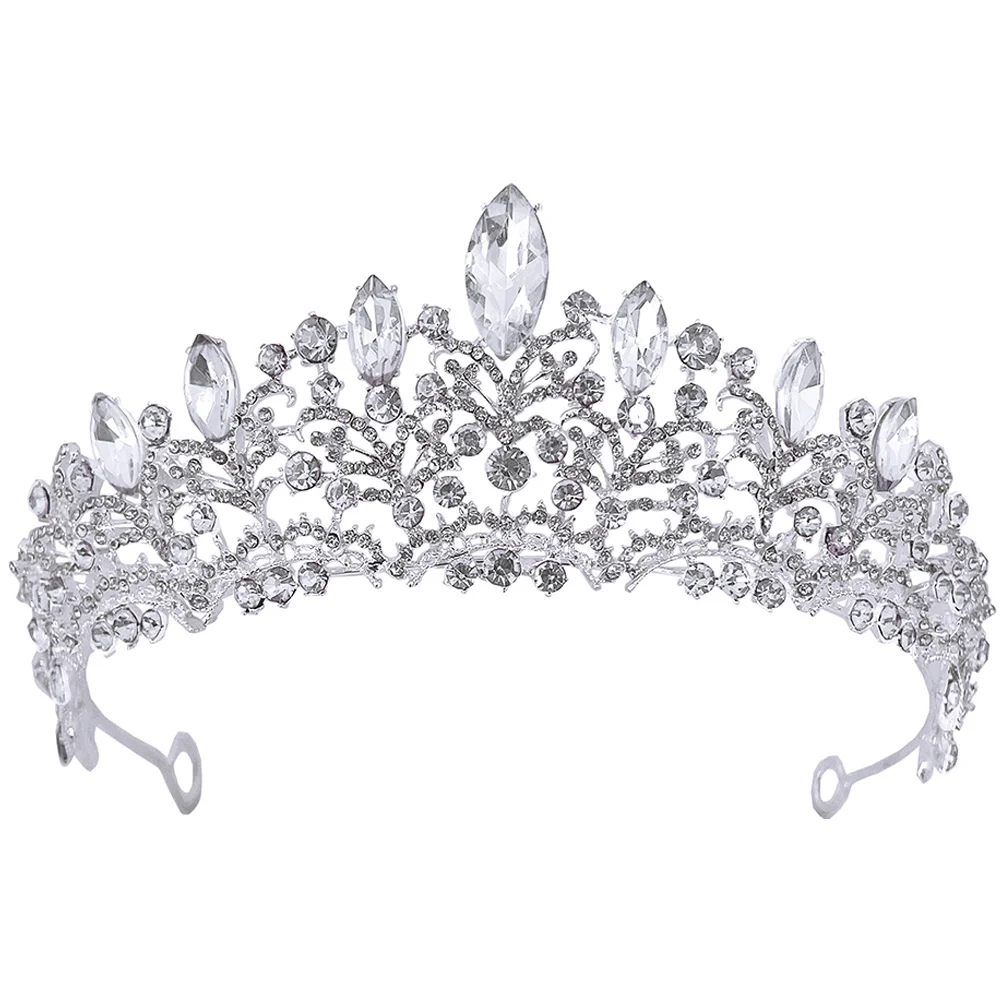 

Exquisite Vintage Bridal Headdress Shining Rhinestone Design Women Girls Hair Decor for Wedding Prom Party Cosplay Occasions