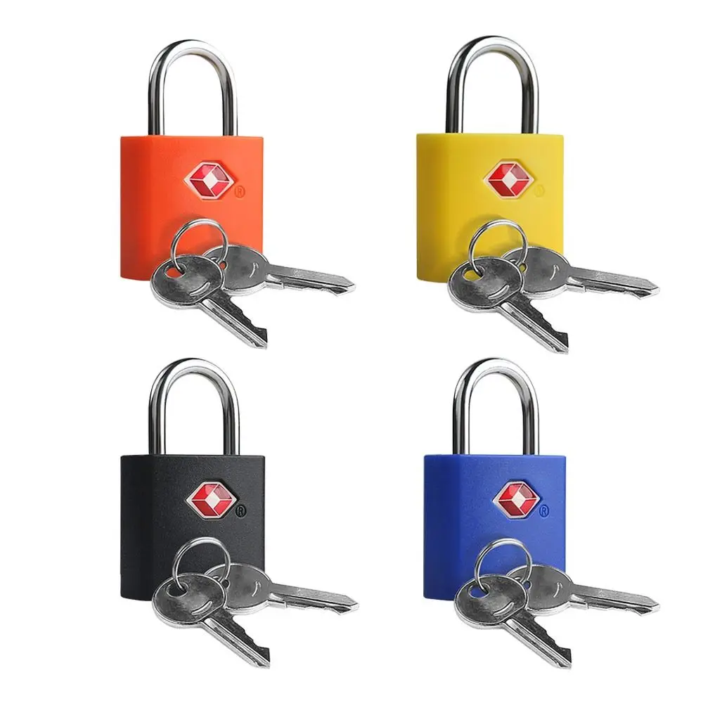 High Quality Zinc Alloy Customs Lock Mini Anti-Theft Luggage Lock TSA with 2 Keys Security Padlock for Travel