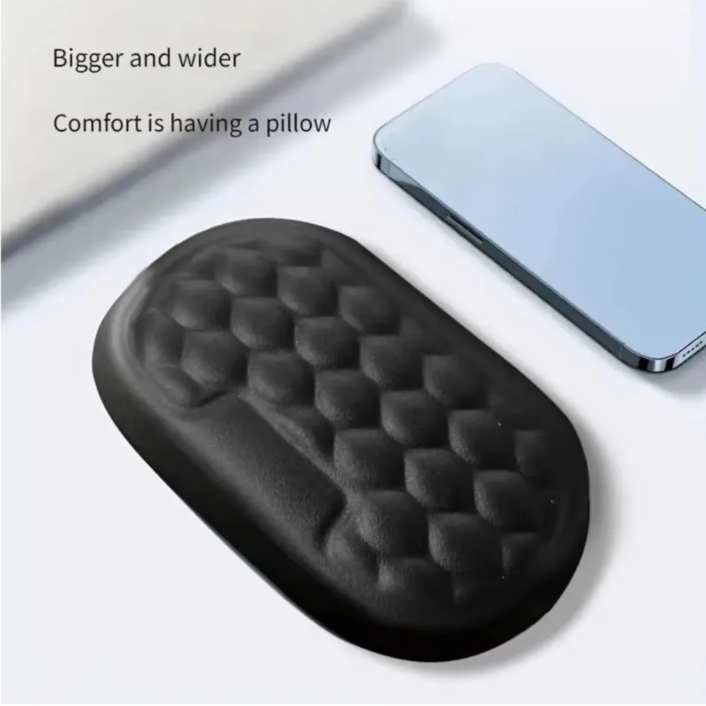 Foam Ergonomic Wrist Rest Soft Slow Rebound Mousepad Wrist Support Water Ripple Non-Slip Base Keyboard Wrist Rest Pad Laptop Use