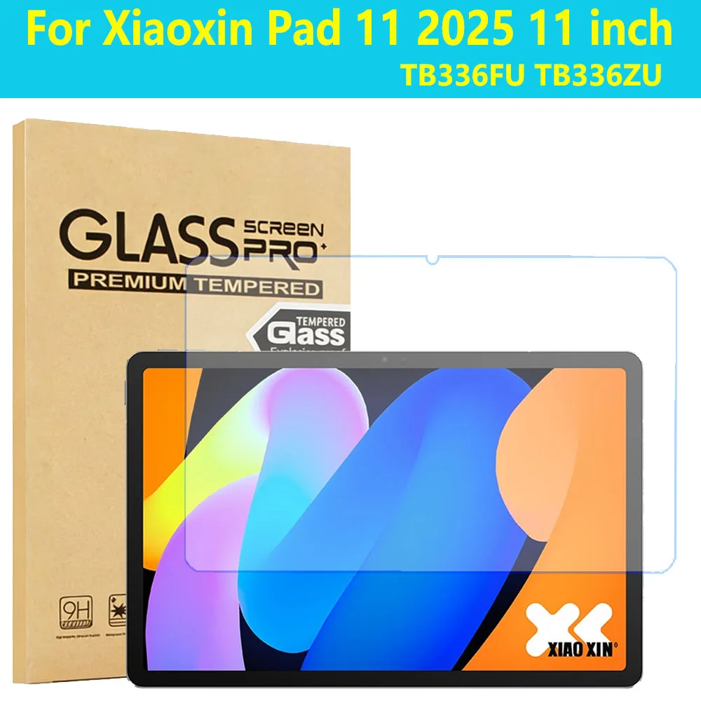 

HD Tempered Glass Screen Protector For Lenovo Xiaoxin Pad 11 2025 11 inch Tablet Protective Film TB336FU TB336ZU Free Bubbles