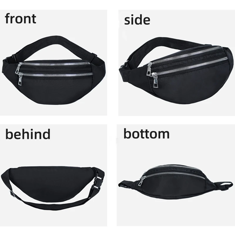 New Fanny Pack For Ladies Waterproof Waist Bags Female Fashion Bum Bag Travel Crossbody Chest Bags All Match Hip Bag