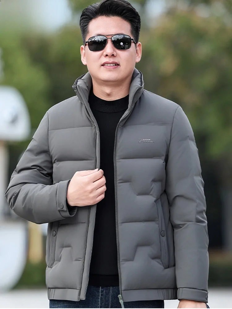 

TUCANO Men's ort Lightweight Casual Du down Jaet Stand Collar Winter Warm Outdoor Ci Leisure Outdoor Sports Coat