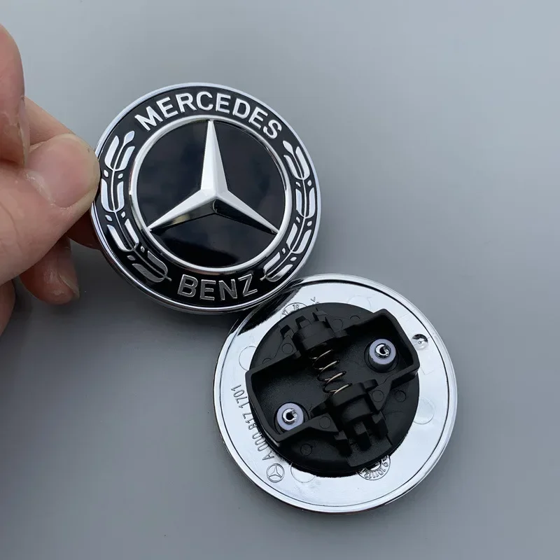 Mercedes Benz Flat Hood Bonnet Logo Emblem Badge automobile Accessorie G350 G500 G55 G63 G65 Star