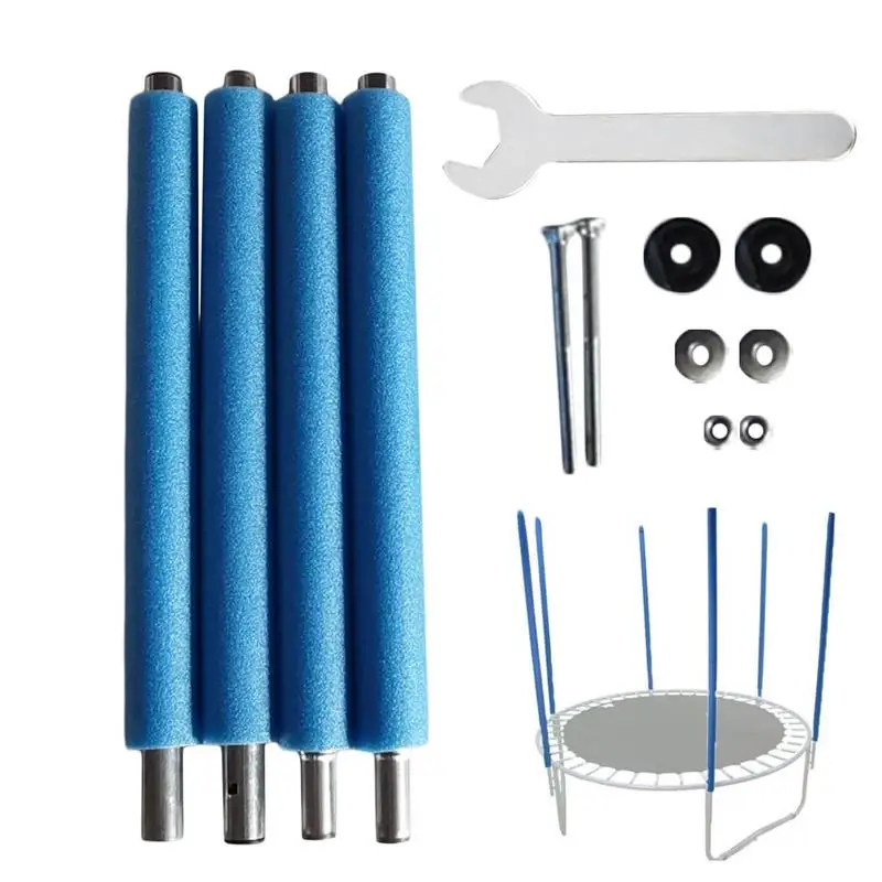 Soft Foam Trampoline Poles Trampoline Pole Replacement Trampoline Pole Anti-collision Foam Enclosure Rods Universal for Steel