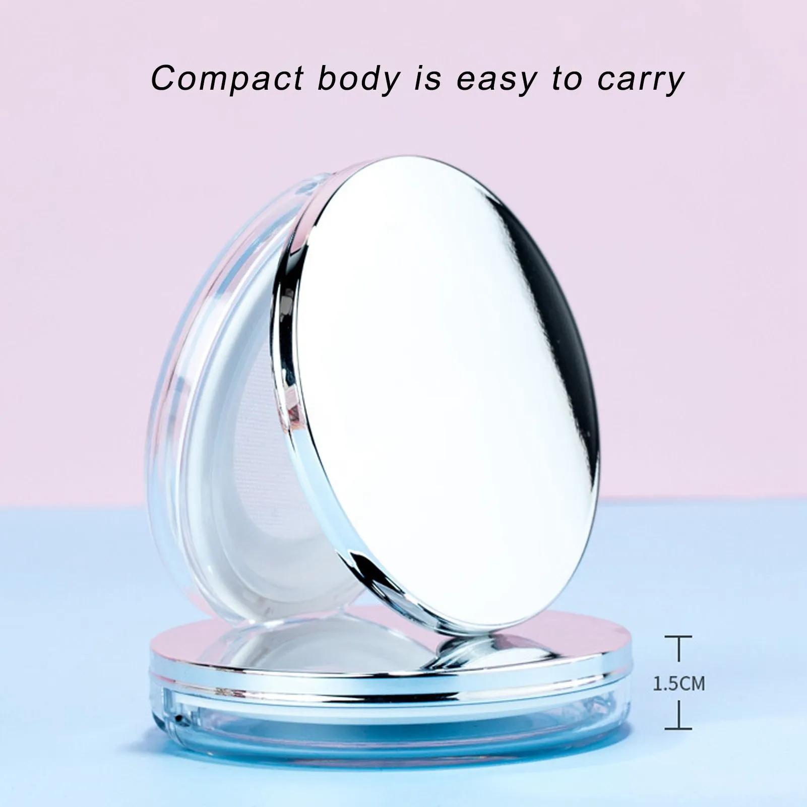 Afriquary-Boîte à poudre de maquillage portable, étui à blush, contenant avec bouffée de poudre, 3g
