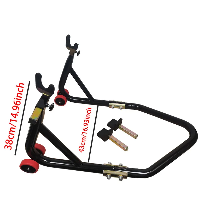 Motorcycle Stand Lift 1300lbs Rear Combo Stand Lift Stand Rear Wheel Fork Stand Heavy Duty Rear Wheel Stand