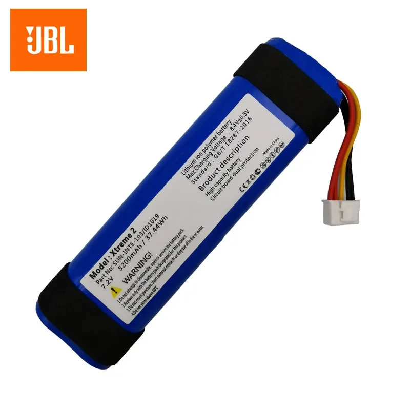 2024 Original Speaker Battery 5200mAh IBA001GA For JBL Xtreme 2 Xtreme 3 Xtreme2 Xtreme3 For Wireless bluetooth Speaker Bateria