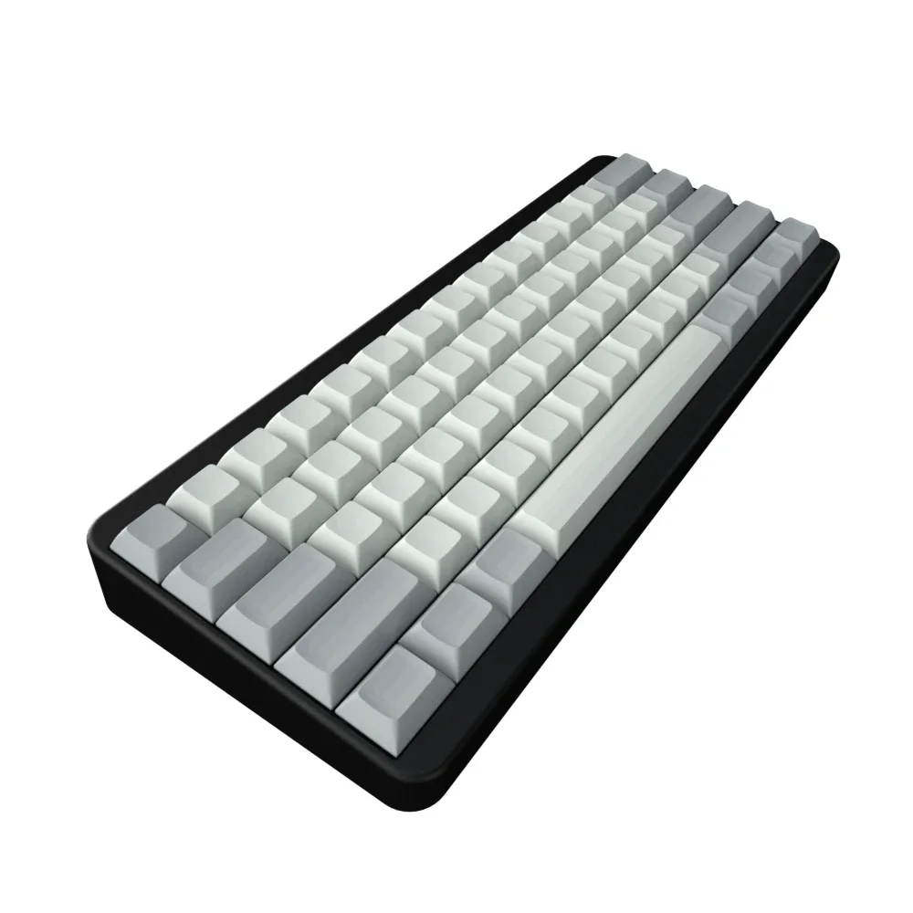 Npkc pbt keycaps personalizado conjunto de teclas em branco ansi retro key cap dsa keycaps para mx switch teclado mecânico gh60 xd/gk64