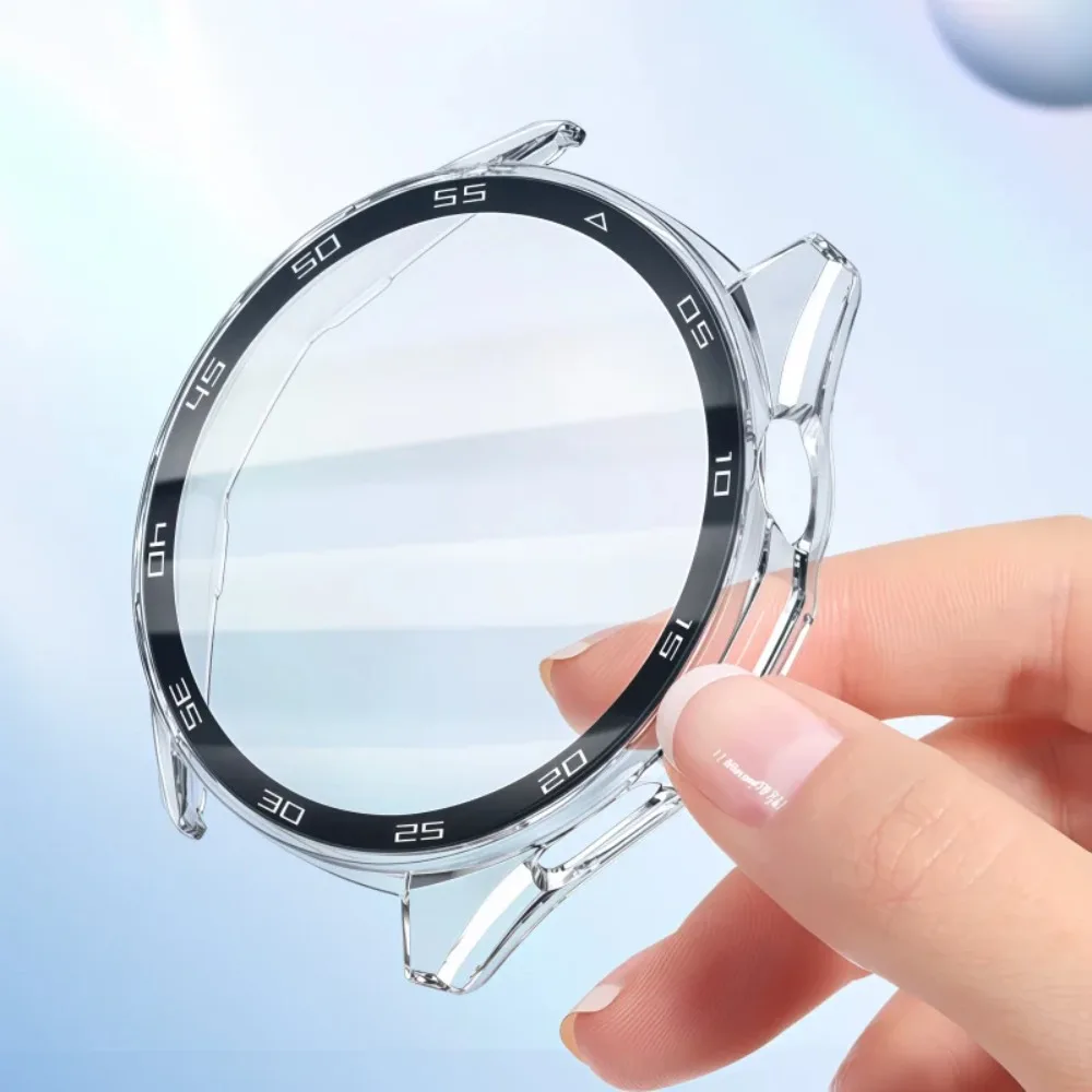 PC + HD الزجاج المقسى الحال بالنسبة لهواوي ساعة GT6-GT6 برو 46 مللي متر غطاء كامل واقي للشاشة الوفير هواوي ساعة GT6 41 مللي متر اكسسوارات #5