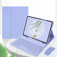 Funda con teclado para Samsung Galaxy Tab S10 Lite, funda SM-X400 SM-X406B de 10,9 pulgadas con soporte para ranura para lápiz, teclado recargable