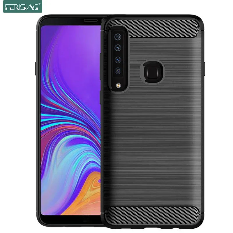 Case For Samsung Galaxy A9 2018 A9s Case Silicone TPU Bumper Shockproof Carbon Cover for Samsung Galaxy A9 2018 A9200 A920F Case