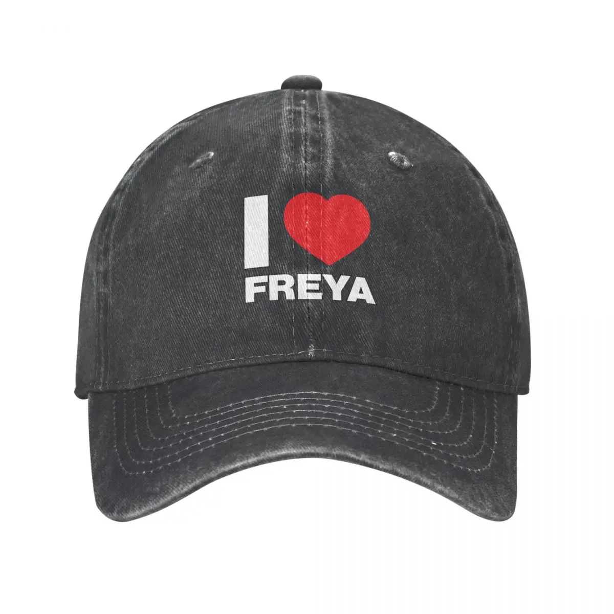 I Love her, Women Girl Daughter Name Freya Cowboy Hat Golf Hat Man Golf Streetwear Women's Men's