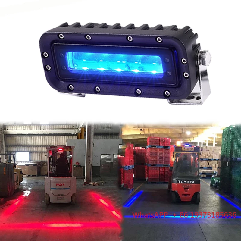 

Red Zone Forklift Light Danger Zone Warning LAMP Led Forklift Safety Light Side-Mount Forklift Reversing Stripe Lights