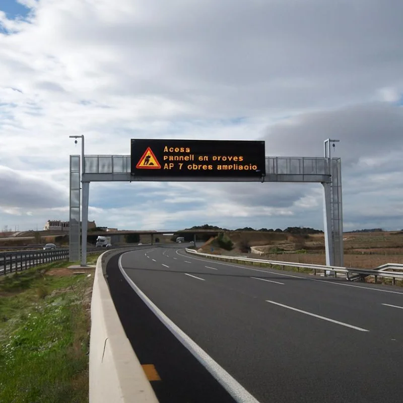 Highway Road Traffic Congestion LED Variable Information Guidance Sign Radar Speed Limit Sign VMS Board LED Traffic Display