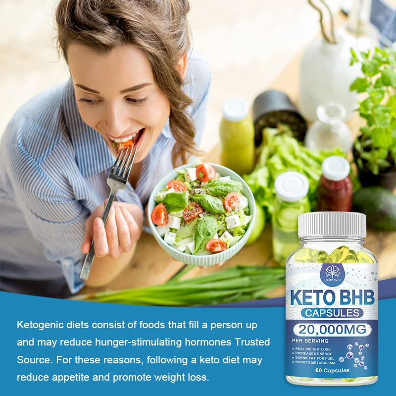 Keto Capsules - Weight & Fat Management, Burn Belly Fat, Detoxification, Digestion, Immunity - High Strength Ketone Supplement