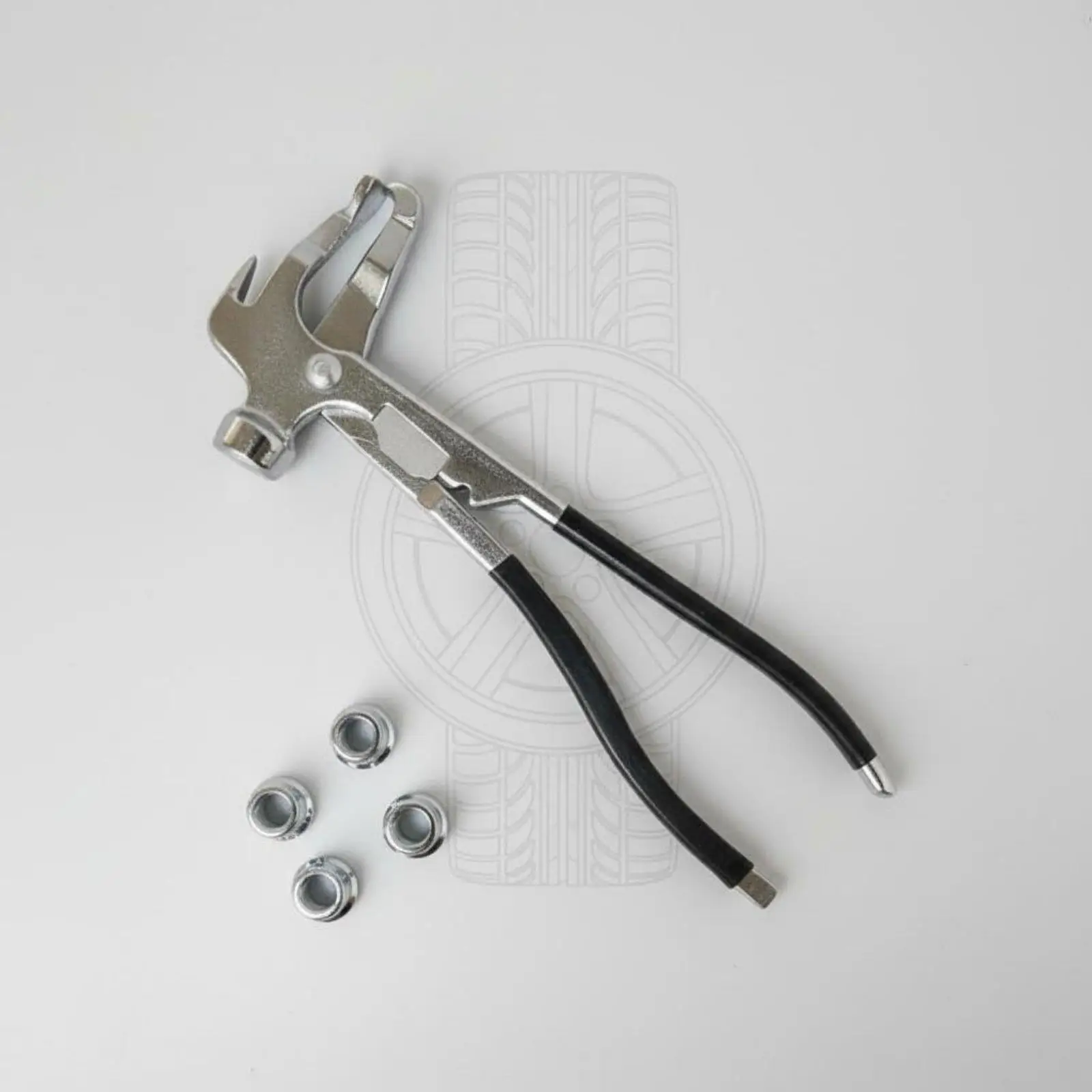 Tire Balance Pliers Wheel Weight Removal Hammer Ergonomic Auto Maintenance Tool for Vehicle Service Workshops - view 3
