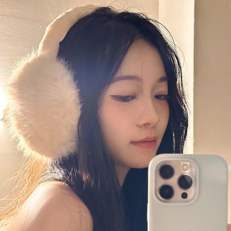 لينة أفخم الأذن دفئا الشتاء غطاء للأذنين للنساء الرجال الموضة بلون إيرفلاب في الهواء الطلق حماية الباردة الأذن يفشل غطاء للأذن #2