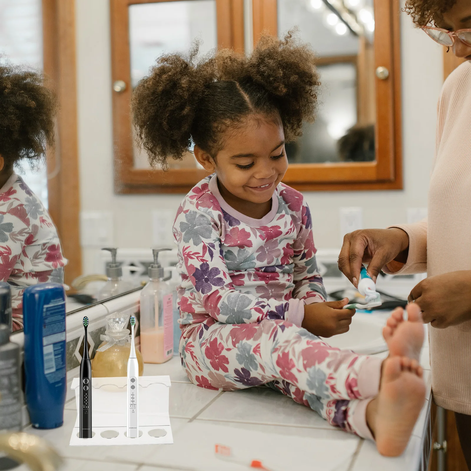 

Acrylic Display St Rack for Electric Toothbrush Massage Stick Cleansing Instrument Holder Storage Desktop ganizer Shelf