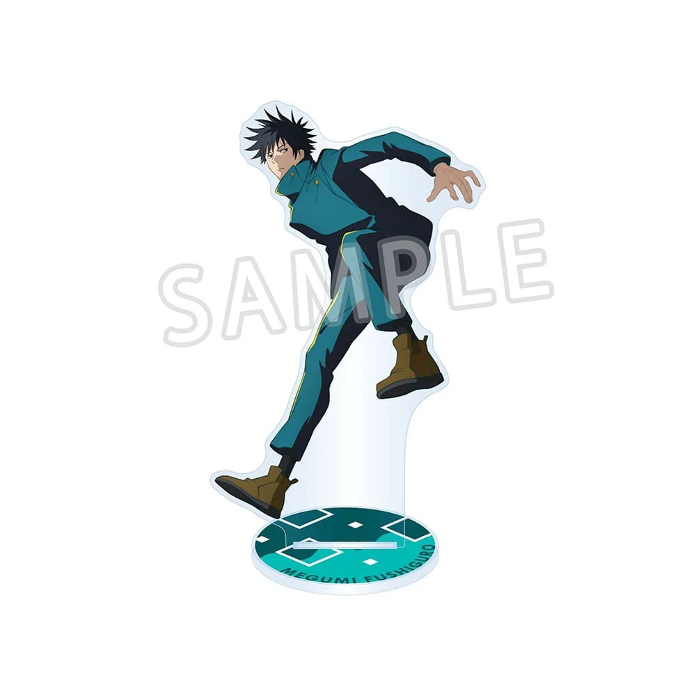 New Anime JJK Acrylic Stand Satoru Gojo Figure Desktop Kaisen Decoration Collectible Ornament Character Model Gift Keychain - view 5