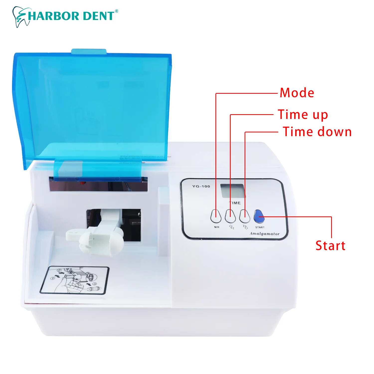 

Dental Digital Amalgamator Mixer Machine 4350 RPM Amalgama Capsule Mixer Dental Clinic Lab Equipment Tool
