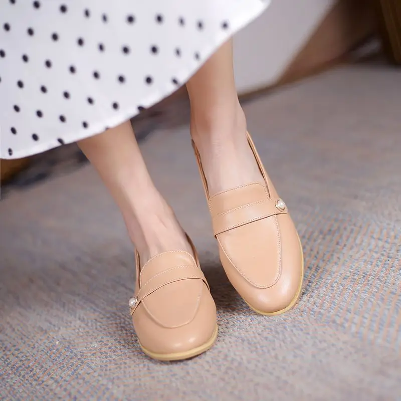 

ORCHA LISA Роскошные новые блестящие женские лоферы на плоской подошве с круглым носком, большие размеры 47 48, мягкая повседневная офисная женская обувь для отдыха, модная