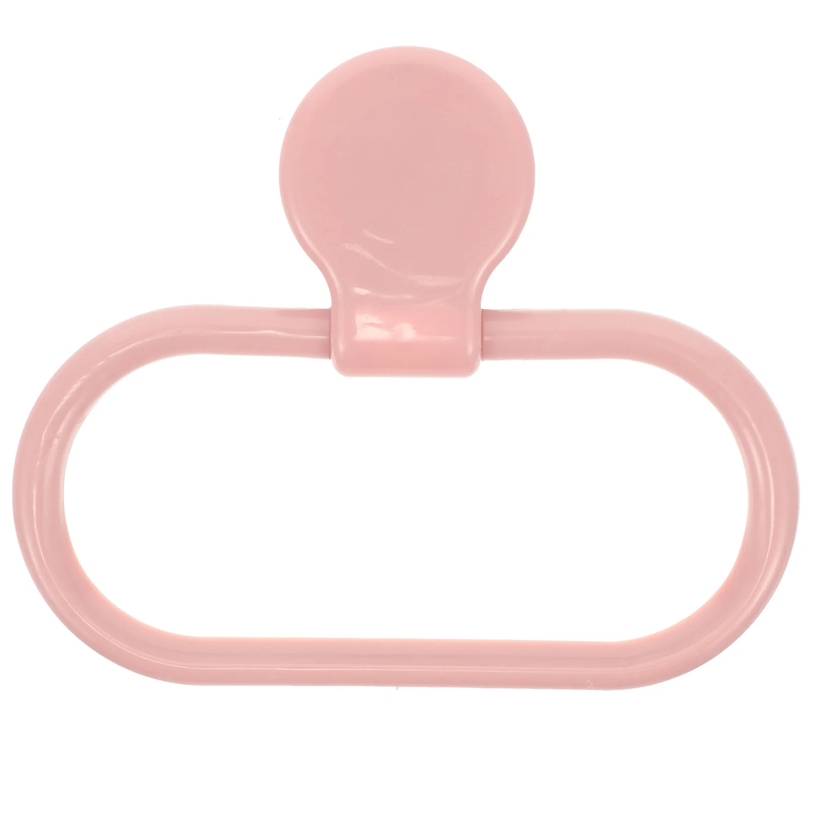 Premium Abs No Drilling Rack Self-Adhesive Bathroom Towel Holder For Kitchen Bathroom No Drilling Towel Rack Pink