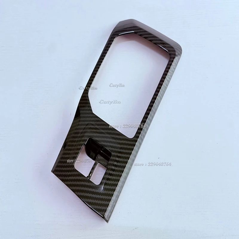 LHD For Toyota Grand Highlander 2024 2025 Carbon Fiber Car Center Console Gear Shift Box Panel Cover Trim Car Accessoriescutylin