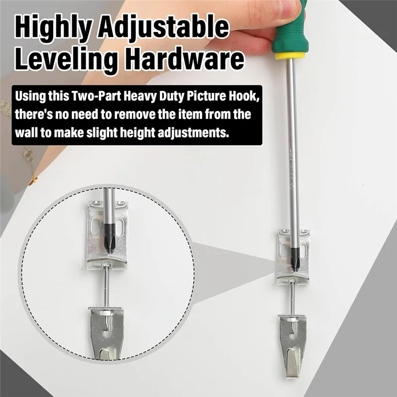 

TFTP-Раствор для организации дома — 10 вешалок для картин с регулируемыми J-образными крючками для подвешивания зеркал