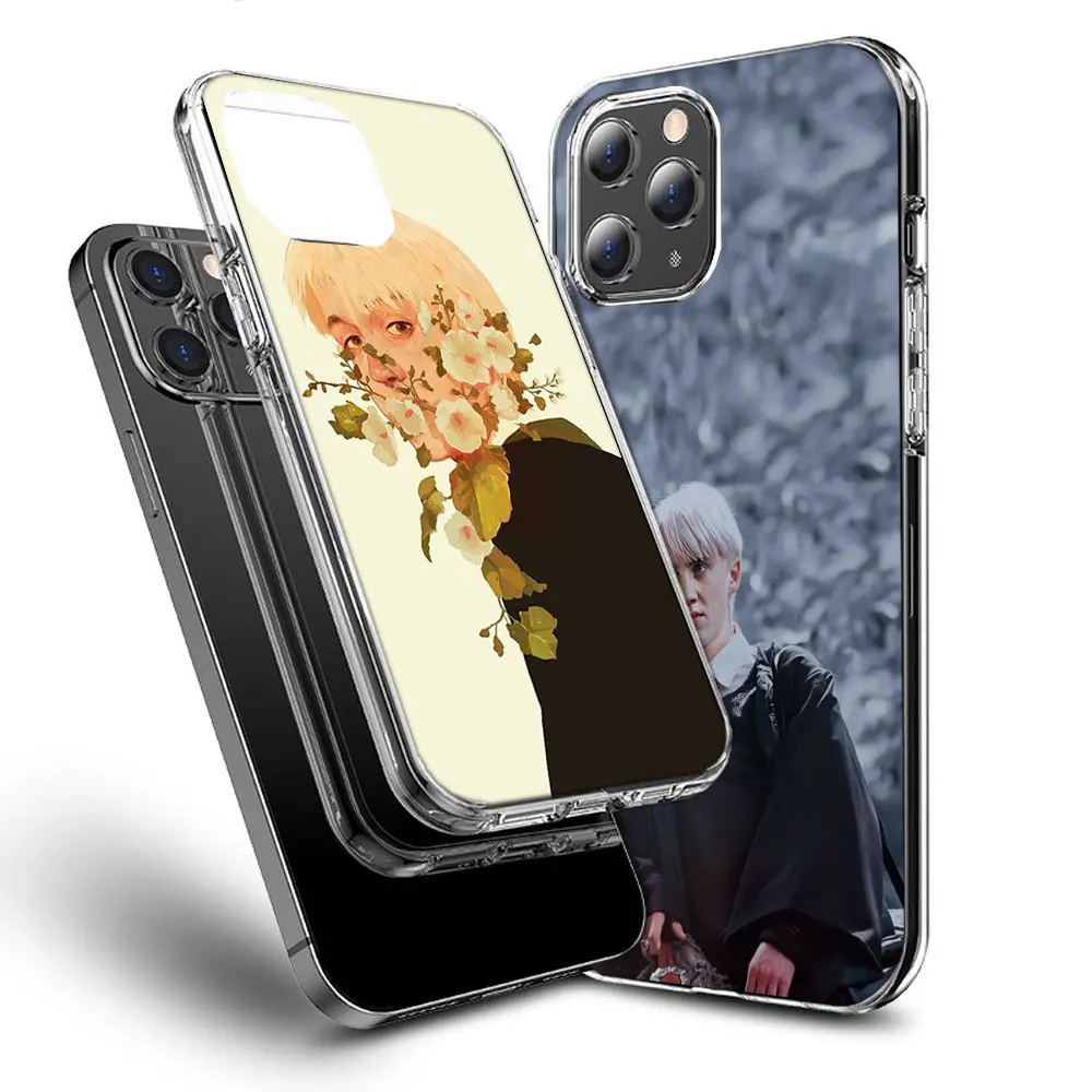 Draco Malfoy Phone Case For Apple Iphone 15+ 14 Plus Fundas 16 Pro Max Capa 12 13 Mini Coque 11 Pro Cover Shell TPU Cover Cute F