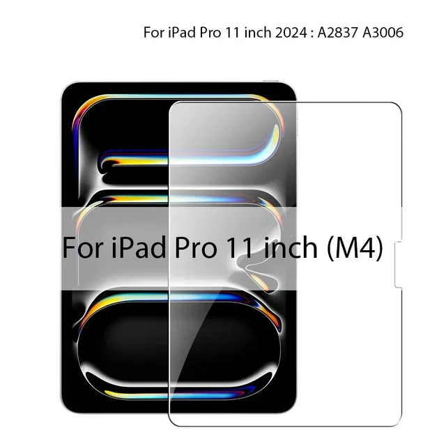 JAOUCAM 2PCS HD Für iPad 2025 A16 Gehärtetes Glas Screen Protector IPAD Air 11 zoll 2025(M3) IPAD Tablet anti Scratch Schutz Film 3