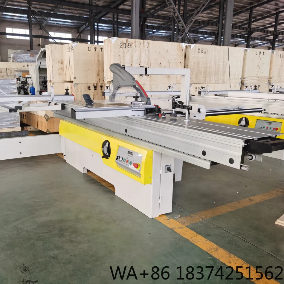 Furniture Melamine Board Precision SlidingTable Panel  Double Blade Wood Cutting Sliding Table  Machine for Woodworking