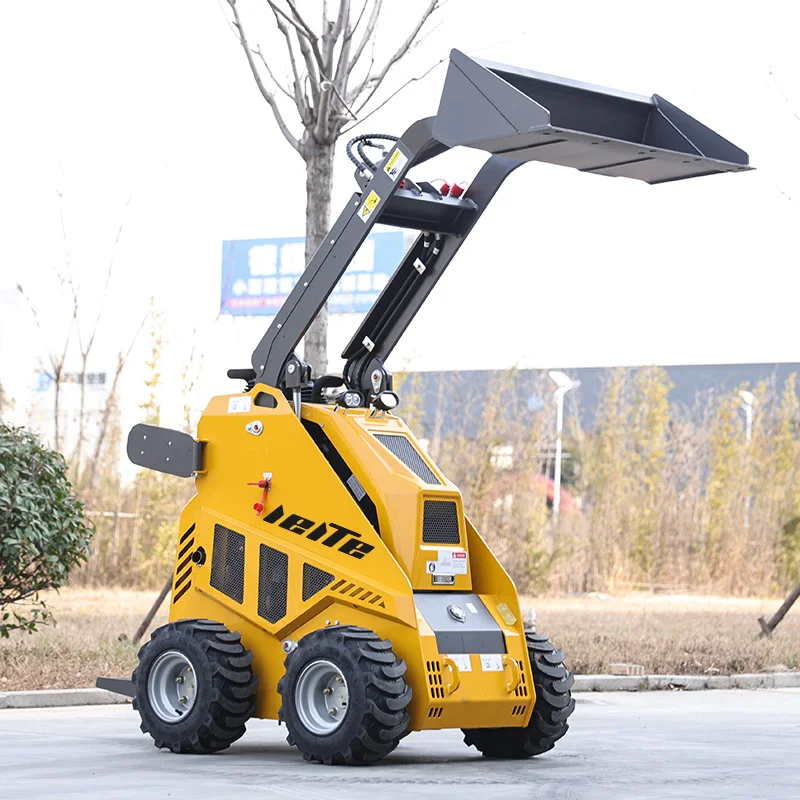 Customized Diesel Mini Skid Steer Loader Multi Functional Sliding Skid steer loader Hydraulic New Function mini Loader
