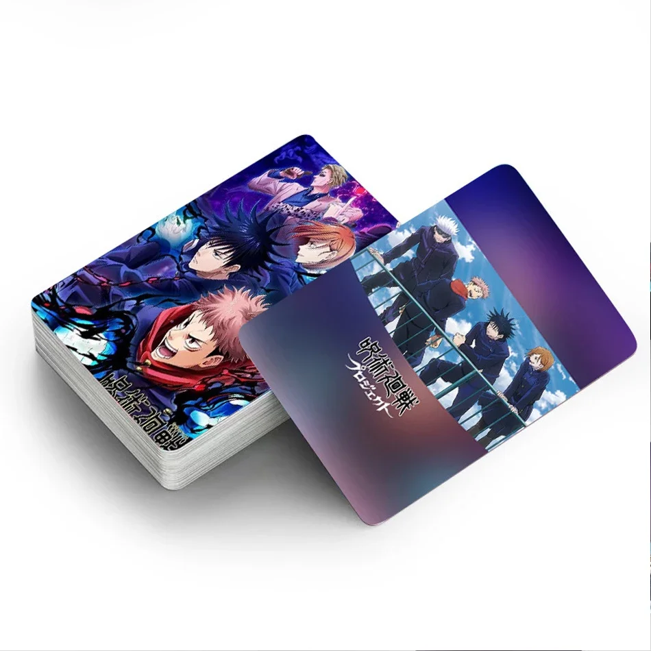 30 개/대 Anime Jujutsu Kaisen My Hero Academia LOMO 카드 자체 제작 종이 카드 Photocard 팬 컬렉션