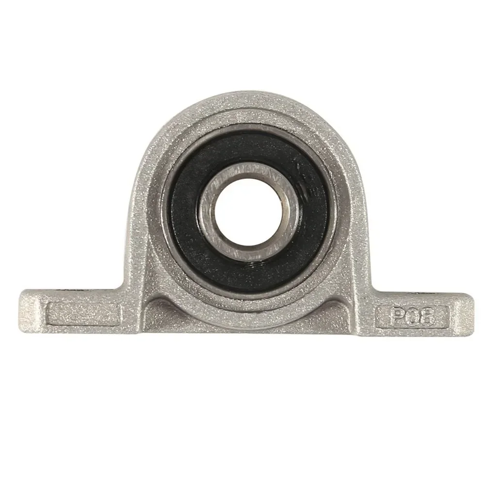 10pc Ball Bearing Pillow Block Support KP08 KP000 KP001 KP002 KP004 KP005 Diameter 8/10/12/15/20/25 Bore Mounted Zinc Alloy