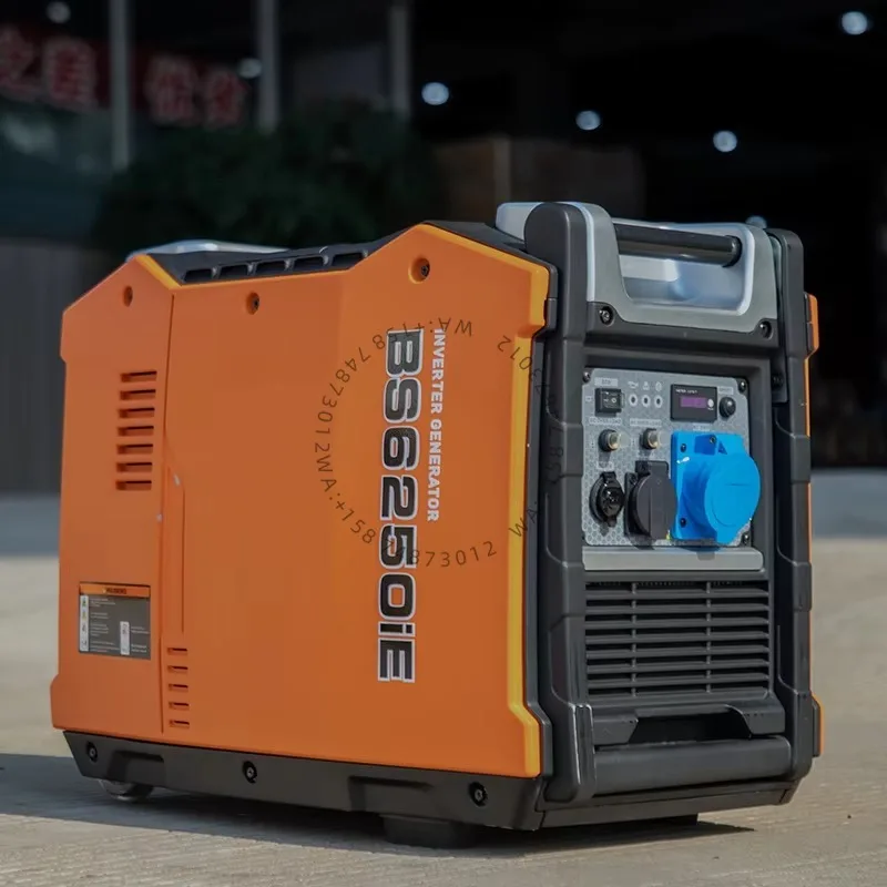 

Dual Fuel Electricity 5000 Watts 5Kw 5Kva Natural g as Lpg Powered 120V 240V Super Silent Frame Inverter Generator