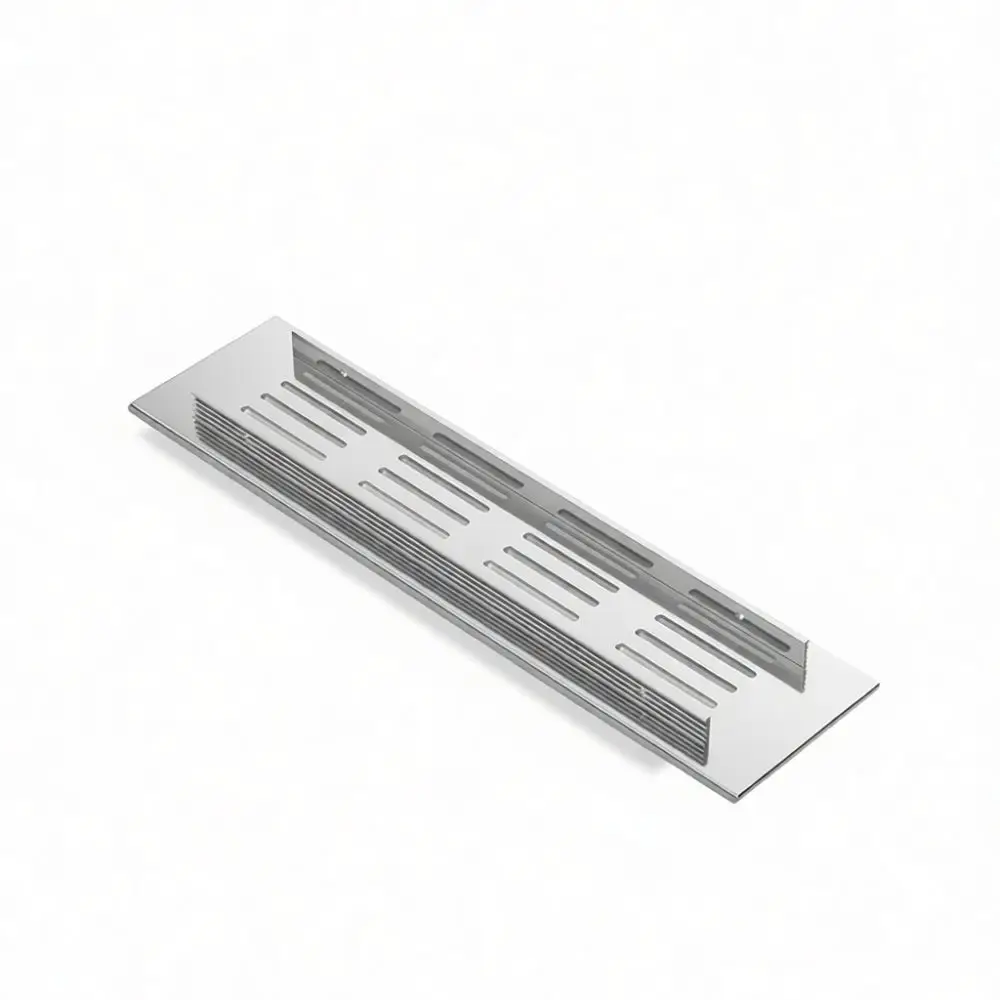 Rectangular Ventilation Grille Aluminum Alloy Air Vent Cover For Furniture Wardrobe Cabinet Shoe Rack Cooling Mesh Panel