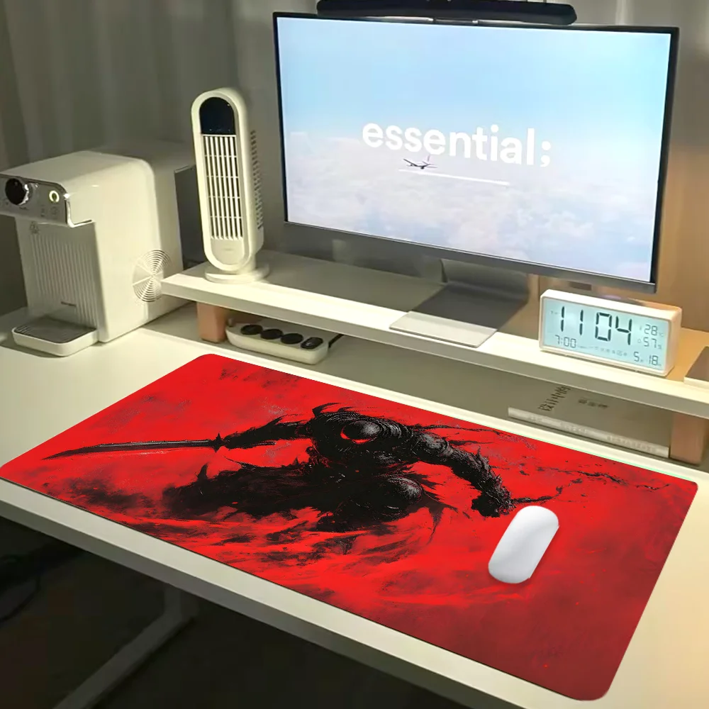 1 Buah Alas Mouse Besar Alas Meja Keren Alas Meja Dasar Karet Antiselip Alas Mouse Tepi Dijahit untuk Hadiah Pekerjaan Rumah untuk Teman Pria