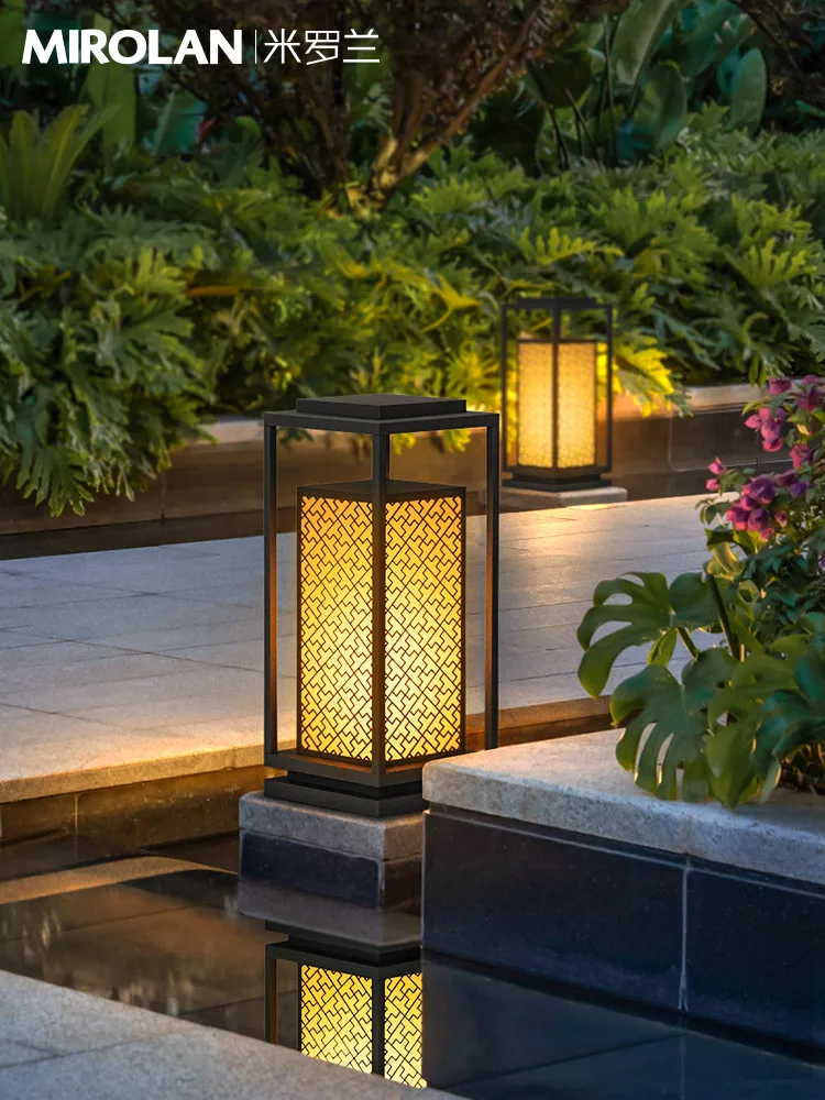 Floor lamp, solar lawn lamp, waterproof lawn lamp, villa garden lamp, waterproof LED outdoor lamp